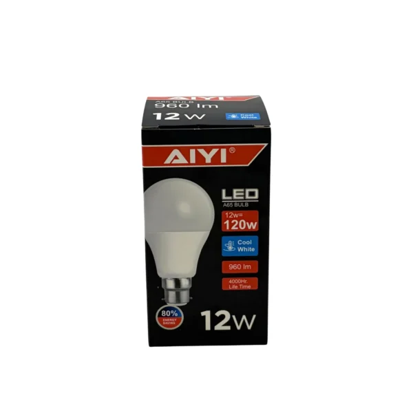 (10-Pack) AIYI 12W A65 B22 LED Bulb AY398-079