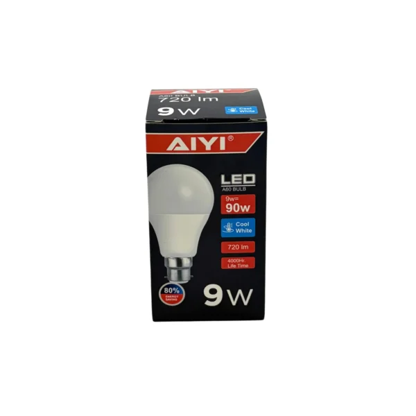 (10-Pack) AIYI 9W A60 B22 LED Bulb AY398-077