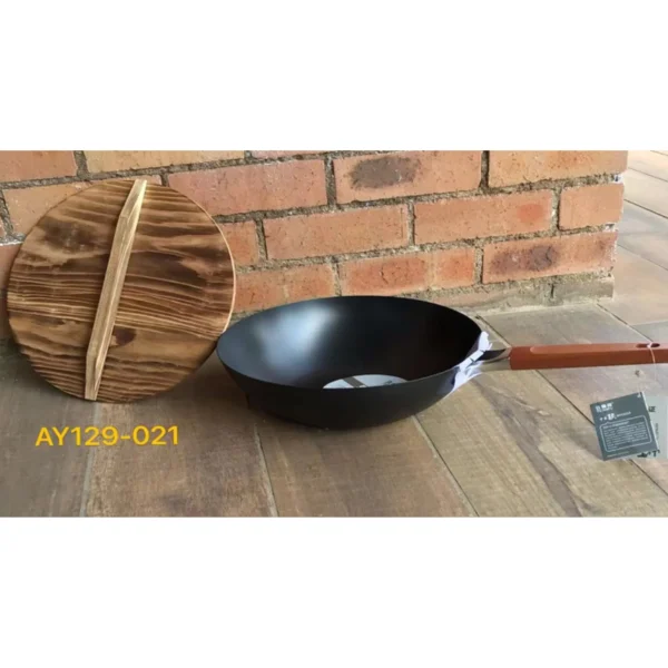 AiYi Whirlwind flat bottomed shabill handle with wooden cover 34cm AY129-021