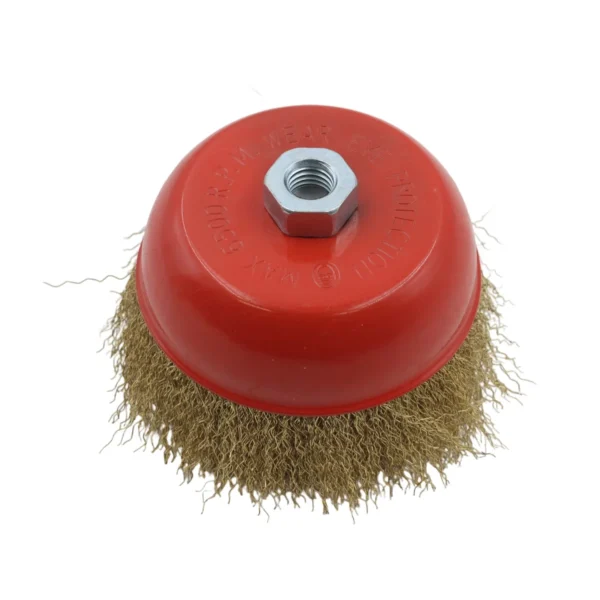 100 mm M14 Crimped Wire Cup Brush - 6500 RPM AY001-003