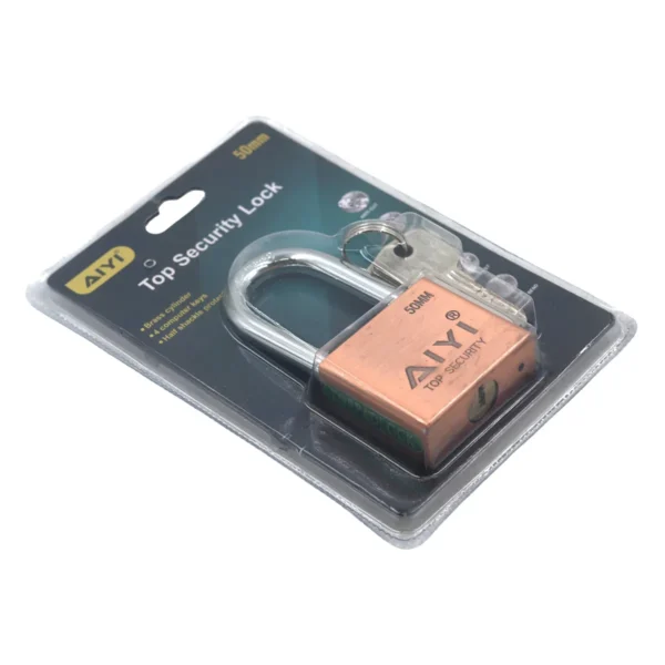 AIYI 50mm Heavy Duty Padlock with 4 Keys AY075-016