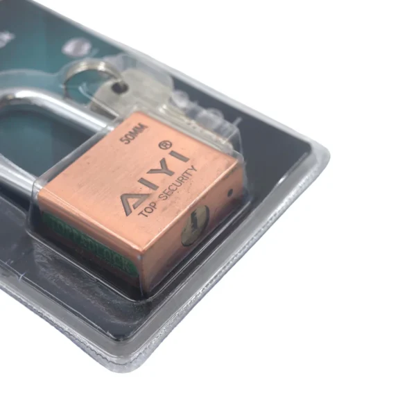 AIYI 50mm Heavy Duty Padlock with 4 Keys AY075-016
