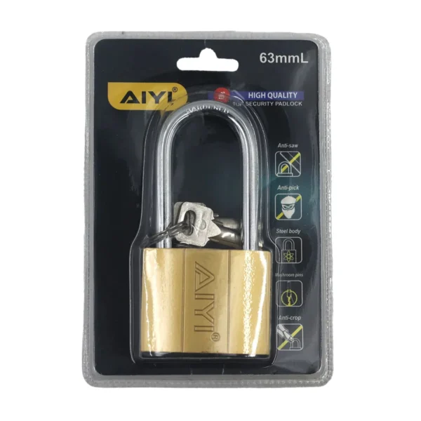 Copper like atomic lock  63mm L AY179-007