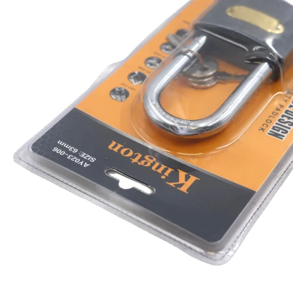 63mm Long Shackle Padlock with 2 Keys AY023-006