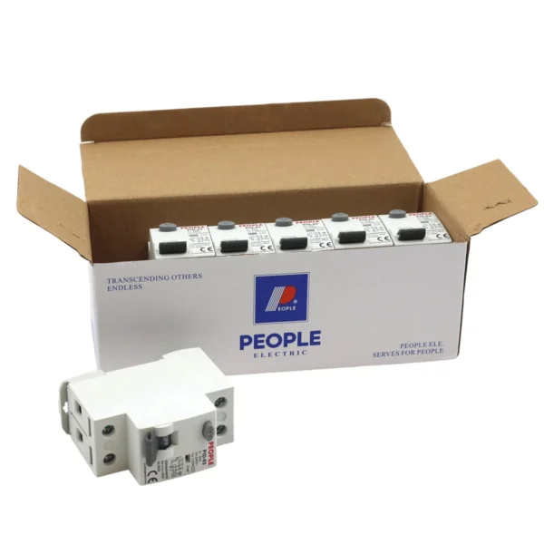 PEOPLE PID-63 50A 1P+N Earth Leakage Circuit Breakers - 6 Pack