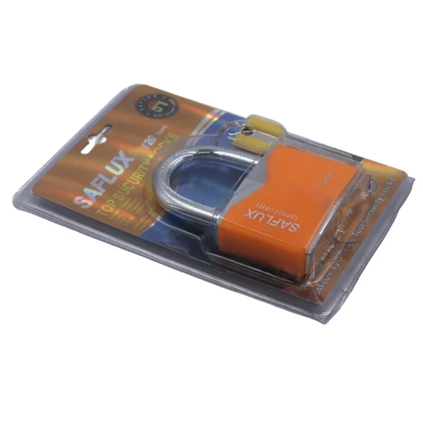 AIYI 80mm Rectangle Brass Padlock with 3 Keys, Heavy Duty High Security Lock AY178-003