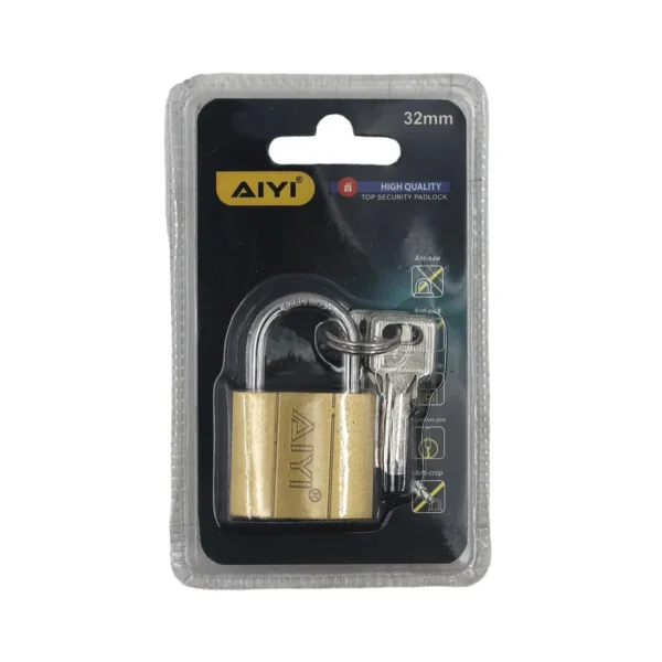 Copper like atomic lock 32mm AY179-001