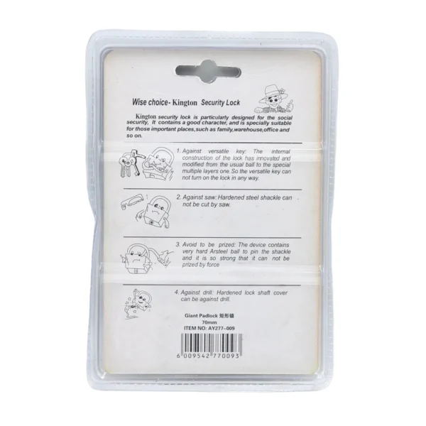 Giant padlock 70mm AY277-009/227-009