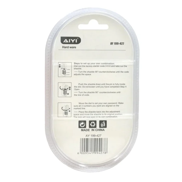 Copper material password lock gold AY199-427/213