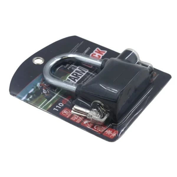 70mm Alarm Padlock 110dB with 3 Keys AY074-040
