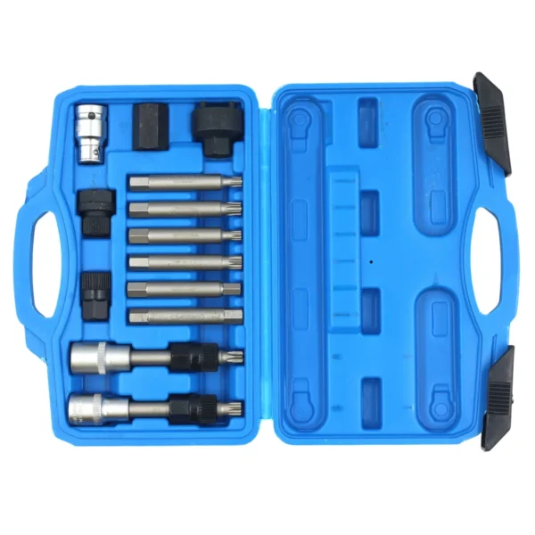 Bebona 13 Piece Alternator Pulley Removal Tool Set with Carry Case, CR-V AY001-804