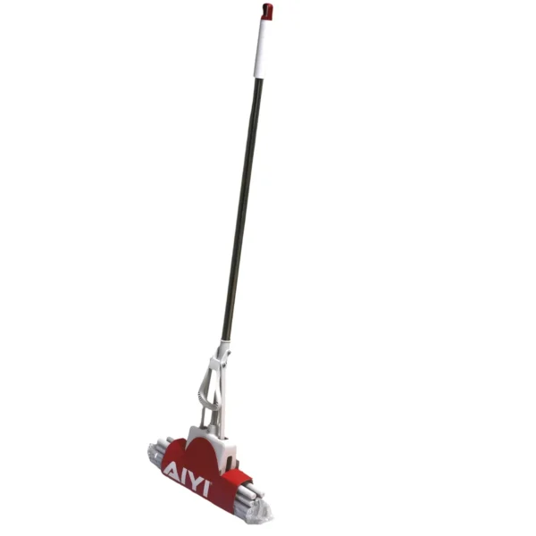 AIYI Squeeze Sponge Mop with Lever Handle, Absorbent Floor Cleaning Mop AY396-011