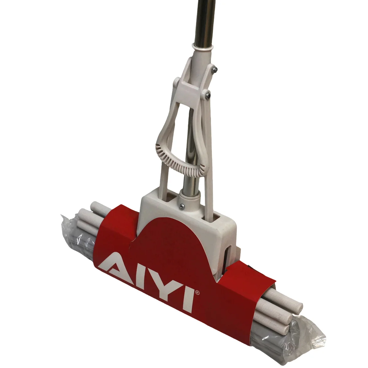 AIYI Squeeze Sponge Mop with Lever Handle, Absorbent Floor Cleaning Mop AY396-011 - Image 3