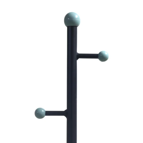 Coat hanger black/white/green AY120-021