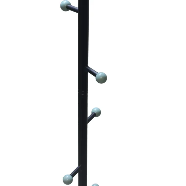 Coat hanger black/white/green AY120-021