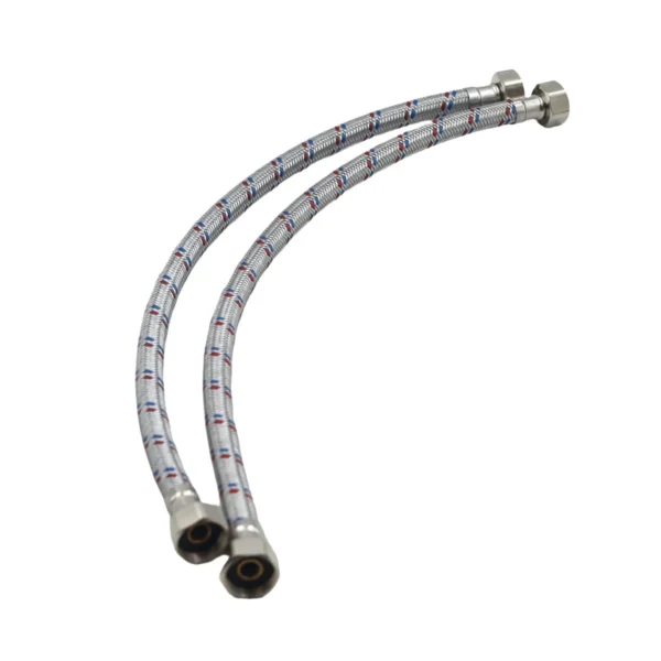 Braided hose 1/2*1/2*45cm 2pcs AY406-061