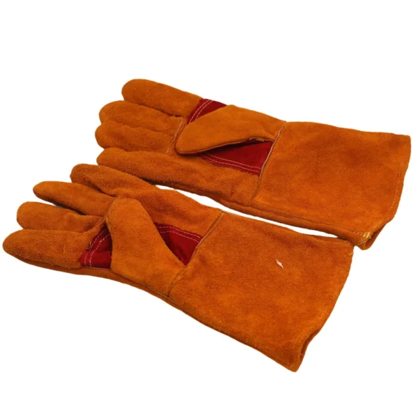 Welding gloves yellow 14"