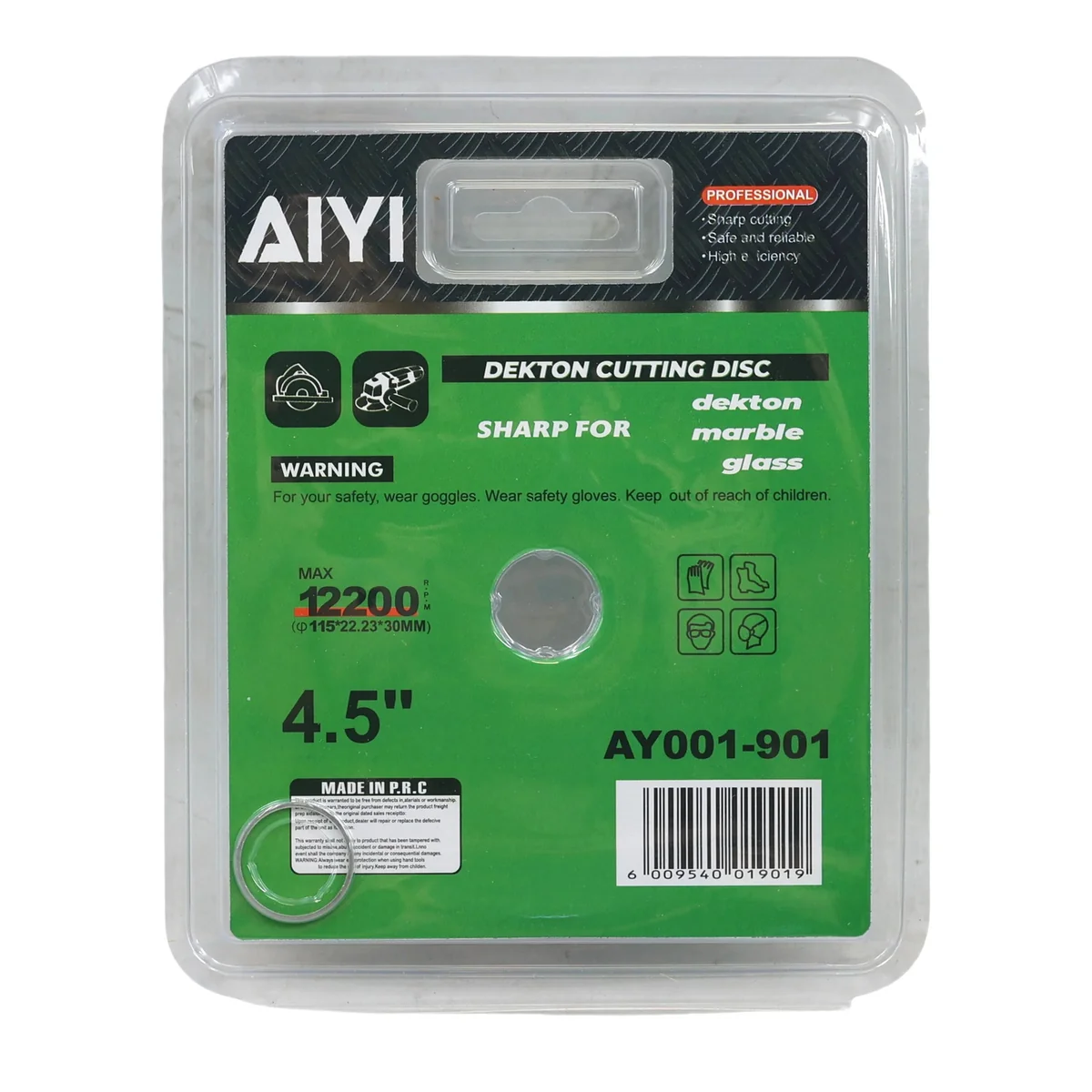 AIYI 115mm Cutting Disc 1mm, Ultra Thin Blade for Marble, Glass & Stone AY001-901 - Image 2