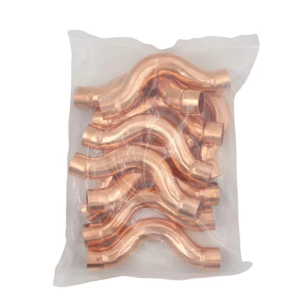 10pcs Red copper Full cross over 22mm AY409-020