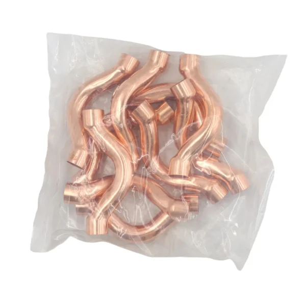 10pcs Red copper Full cross over 15mm AY409-019