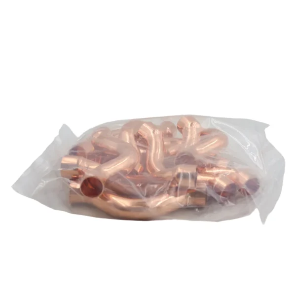 10pcs Red copper Full cross over 15mm AY409-019