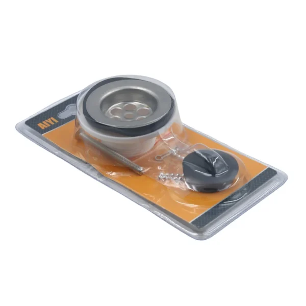 1-1/4" 32mm Basin Drain with Plug & Chain, Bathroom Sink Waste Set AY407-027
