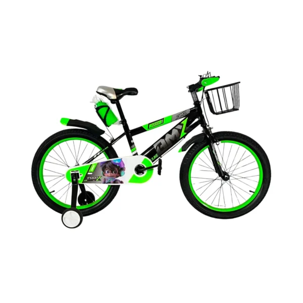 Kids Bicycle with Training Wheels, Chain Guard and Mudguards AY421-012