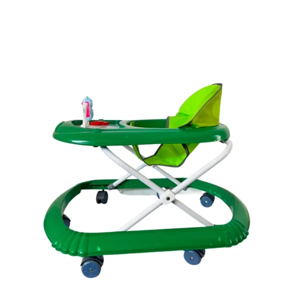 Baby Walker with Activity Toys and Foldable Wheeled Frame