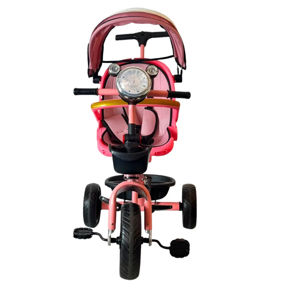Kids 3-Wheel Tricycle with Parent Push Handle AY421-003