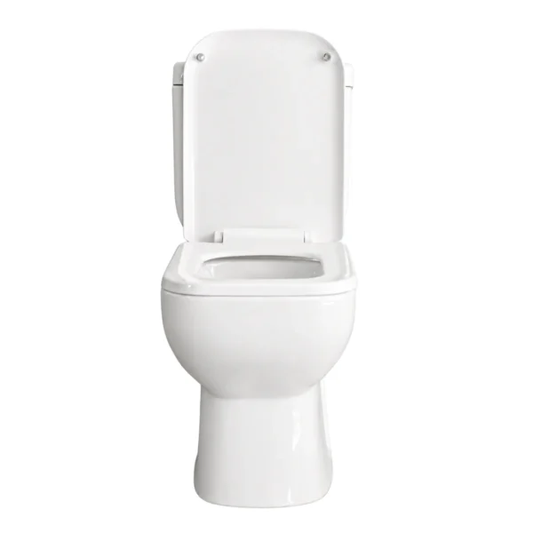 Close-Coupled Ceramic Toilet Suite With Cistern And Seat