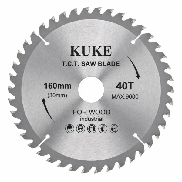 160mm 40T TCT Saw Blade for Wood, Wood Cutting Disc AY082-021
