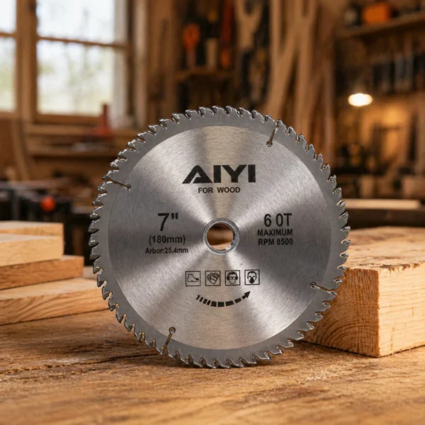 AIYI 180mm 60T TCT Saw Blade for Wood AY082-030