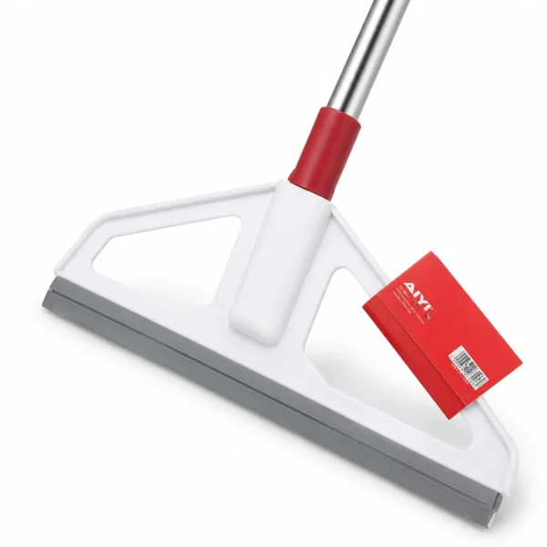 AIYI Long-Handle Floor Squeegee, Floor Wiper, Dirt Swiper AY396-008