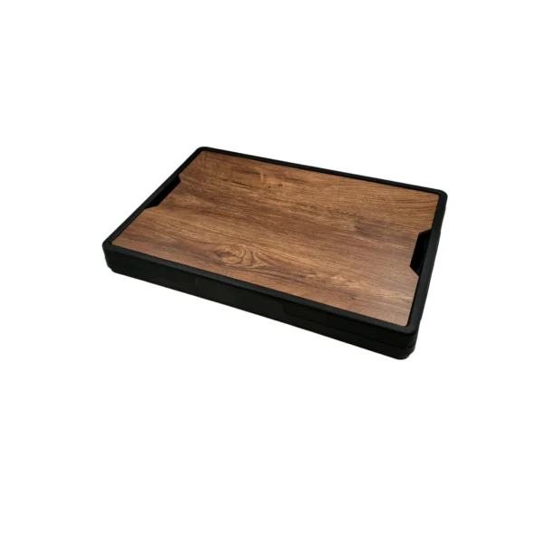 AIYI Big Collapsible Storage Crate with Wooden Lid and Handle AY136-007