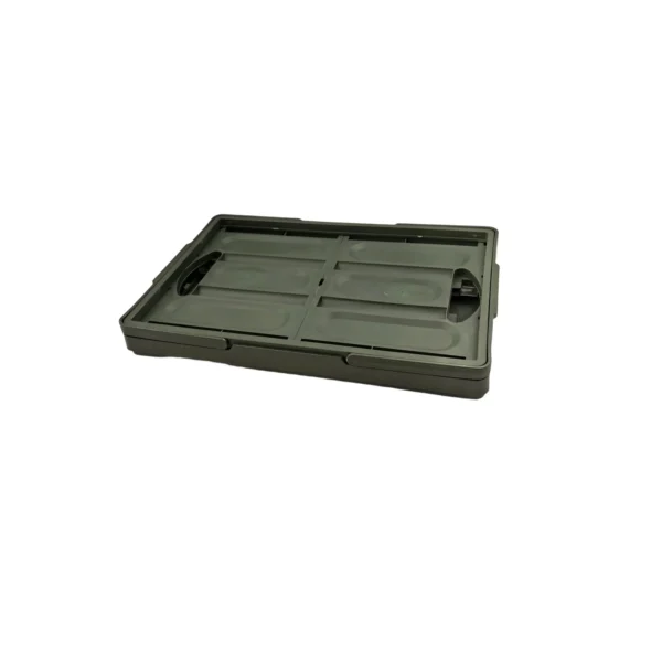 AIYI Collapsible Storage Crate with Wooden Lid and Carry Handle Green AY136-006