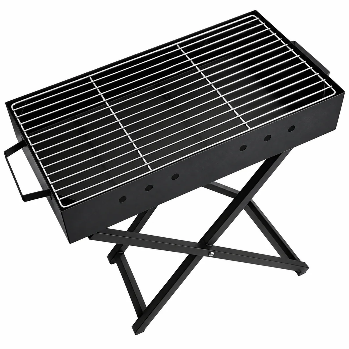 Portable Foldable Charcoal Braai Grill 30 x 60cm AY433-012 - Image 3